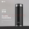 万象（WANXIANG）保温杯男士车载不锈钢水杯H11L礼盒装水杯石墨黑500ML商务泡茶杯 实拍图