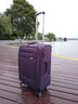 SHENGSHISABER瑞士军刀集团行李箱女旅行箱男学生万向轮牛津布拉杆箱商务大容量 深紫色 22英寸 实拍图