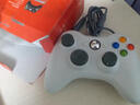 京东快递360游戏手柄适用xbox手柄电脑pc手柄震动反馈steam黑神话悟空有线/无线手柄充电款接收器 【电脑/电视专用】360有线白色*盒装*震动 实拍图