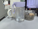 富光清然玻璃杯 高硼硅玻璃水杯子 女生便携牛奶咖啡高颜值茶杯330ml 实拍图