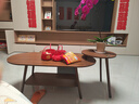 姗姗木艺茶几客厅简约茶几桌小户型边几家用茶台茶桌北欧边桌阳台迷你桌子 实拍图