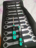 维拉（WERA）进口开口棘轮扳手套装6000/6001德国快速两用扳手套筒梅花扳手 6000棘轮开口【11件套】(020013) 实拍图