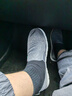 卡帝乐鳄鱼（CARTELO）男鞋秋冬季韩版帆布鞋男透气百搭一脚蹬懒人休闲鞋男 灰色 44码 实拍图
