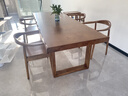 金沙公爵实木大板茶桌椅组合现代简约轻奢原木客厅家用胡桃色办公室泡茶桌 200*80*75*5cm（松木） 普通标准款 实拍图