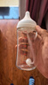 贝亲（Pigeon）玻璃奶瓶宽口径防胀气240ml L号奶嘴 6月+ AA188  实拍图