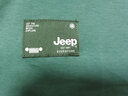吉普（JEEP）【7A抗菌】100%纯棉T恤男士短袖夏季宽松透气衣服男装 绿色 L 实拍图