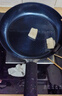臻三环章丘手工铁锅平底煎锅烤肉煎锅无涂层不易粘锅小平底锅辅食厨具 烤蓝铁把 28cm 实拍图