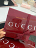 GUCCI古驰饰互扣式双G搭扣GG腰带 黑色/灰色 95cm 实拍图