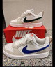 耐克（NIKE）官方NIKE COURT BOROUGH LOW 2 耐克酷菠萝大童运动鞋 HQ1189 141帆白/游戏宝蓝/白/浅土褐/峡谷绿/小径红 36 实拍图