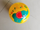 费雪（Fisher-Price）儿童玩具球 宝宝小皮球拍拍球22cm（黄色 赠送打气筒）生日礼物 实拍图