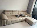 酷比得劳伦斯意式真皮沙发现代简约客厅沙发小户型家用轻奢直排皮沙发 【3M】-直排四人位 【360°全真皮】2.6mm进口真皮 实拍图