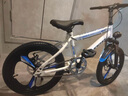 凤凰儿童自行车6-10-12-15岁中大童小学生可变速山地车男女孩小孩单车 凤凰 GT白蓝色 一体轮 单速+礼包 18寸【适合身高120-150cm】 实拍图