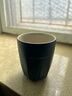 南山先生大容量陶瓷马克杯耐热杯子轻简随手杯男女便携吸管杯网红杯子吸管 捏捏随手杯2.0_霁蓝 实拍图