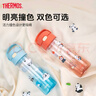 膳魔师（THERMOS）儿童大水杯壶tritan便携塑料直饮杯男女学生小熊猫水壶600ml红 实拍图