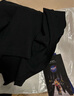 NASA GISS重磅260g纯棉短袖t恤男纯色圆领厚实不透纯白打底衫男女体恤上衣 黑色 M 体重110-130斤 实拍图