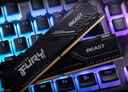 金士顿（Kingston）FURY 16GB(8G×2)套装 DDR4 3600 台式机内存条 Beast野兽系列 骇客神条 实拍图