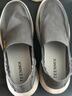 天美意男鞋舒适懒人软底帆布鞋一脚蹬男休闲布鞋 灰色 41 实拍图