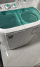 小鸭迷你洗衣机 半自动双缸桶洗衣机 母婴儿童宝宝洗衣机小型 2.5KG T蓝基础款【蓝光+240W功率+塑料内筒】 实拍图