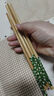 【好看好用】小碎花印花家用楠竹筷子五色印花樱花日式餐具 颜色随机 2双 实拍图