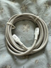 贝尔金（BELKIN）双Type-C数据线 240W快充PD3.1充电线 5A快充线 CtoC电源线 苹果电脑MacBook 480Mbps快传 2米白 实拍图