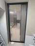 透明亚克力水晶板折叠门推拉门隐形楼梯口厨房免打孔空调隔断移门 灰色框 下单定制 实拍图