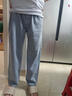 雅鹿牛仔裤男春秋季男装美式复古男裤直筒宽松阔腿长裤潮牌牛仔长裤 黑灰色【薄款】 XL 实拍图