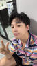两世欢纯S999银男士耳钉新款单只男耳环潮黑色圆形简约情侣款男生银耳饰 999银长城纹耳钉【单只】 实拍图