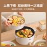 美的（Midea）电煮锅 电火锅 泡面锅 宿舍小火锅 蒸煮一体电蒸锅 多功能锅 MC-HGE2511【配带蒸笼】3L 国家补贴 实拍图