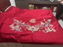 博洋家纺结婚四件套纯棉新婚红色传统刺绣龙凤婚庆套件龙腾凤跃1.8米 实拍图