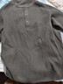 优衣库男装女装情侣华夫格亨利领套头衫长袖T恤25秋冬新款479784 07 青灰色 2XL 实拍图