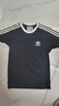 阿迪达斯 （adidas）三叶草男女款 3-STRIPES TEE 短袖 KB2459 黑色 S 实拍图