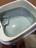 疯狂的主人猫砂盆中号半封闭式猫厕所防外溅猫沙盆幼猫成猫猫屎盆猫咪用品 实拍图