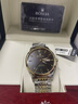 劳力士王子正品瑞士劳力男士手表全自动机械表夜光男表镂空腕表进口金表 间金黑面 实拍图