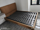 芝华仕（CHEERS）五星皮床现代简约小户型超薄床头次卧室双人床皮艺床C603卡其1.5m 实拍图