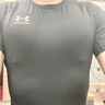 安德玛（UNDERARMOUR）春夏HeatGear Armour男子训练运动短袖紧身衣1361518 黑色001 XL 实拍图