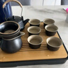 京东京造 茶具整套 功夫茶具陶瓷套装茶壶茶杯茶盘【黑陶提梁壶】 12件套  实拍图