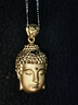 汉秀黄金佛头吊坠女足金大日如来本命佛项链生日礼物送老婆送女友 中款佛头吊坠(金重约:3.1克) 实拍图