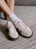 adidas T头鞋 VL COURT复古板鞋德训鞋男女阿迪达斯轻运动   灰色/黑色/红色(推荐女生选小半码)   43 实拍图