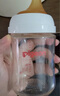 乐起偏心奶嘴仿真母乳质感新生婴儿鸭嘴吸嘴超软防胀气通用贝亲宽口径 M号2孔（适合3-6月）1只装 实拍图