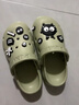 朴西凉鞋女款2025年新款夏季居家用洞洞鞋女厚底防滑女士凉鞋情侣拖 曼波绿+煤球鞋花 37-38 实拍图