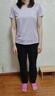 匹克速干运动套装女夏季跑步休闲羽毛球服透气两件短袖短裤女DF152002 实拍图