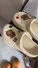 名创优品（MINISO）洞洞鞋女款2025新款eva防滑防臭沙滩鞋增高凉拖鞋女夏季外穿 卡其+卡皮巴拉组合(8个)滴塑 38-39 实拍图