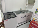 穗凌（SUILING） 【注水冷藏】冰柜商用大容量冷藏保鲜柜小型玻璃门展示柜啤酒饮料柜大排档不锈钢内胆可养鱼 325升 不锈钢内胆可注水 不漏水 实拍图
