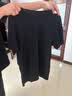 森马（Semir）【纯棉抗菌】短袖T恤男夏季简约纯色打底衫百搭t恤白色内搭上衣 黑色【3A抗菌纯棉T】 3XL 实拍图