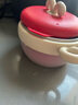 优可倍宝宝辅食保温碗婴儿专用碗316防摔防烫儿童餐具恒温幼儿注水保温 【升级款感温+带吸盘】红色 实拍图