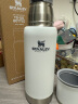 STANLEY不锈钢保温杯 男女士大容量便携车载户外保温水杯500毫升-极地白 实拍图