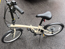 迪卡侬折叠车TILT120折叠自行车20寸轻便便携城市通勤上班轻量单车 奶茶色 20英寸 实拍图