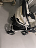 纽贝耳newber婴儿车 婴儿推车 婴儿车0-3岁用折叠可坐可躺带减震 可换向 黑白 防风保暖罩+防蚊罩+护脊板 实拍图