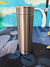 希诺（HEENOOR）抗菌保温杯316L不锈钢茶杯带滤网商务车载水杯XN-9606K本色 480mL 实拍图