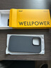 W&P适用苹果14promax手机壳iPhone14ProMax保护套全包防摔液态硅胶软壳高级感简约商务男女款黑灰色wp 实拍图